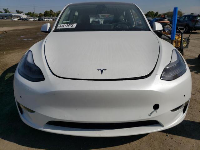 7SAYGDEF2NF495476 - 2022 TESLA MODEL Y WHITE photo 5