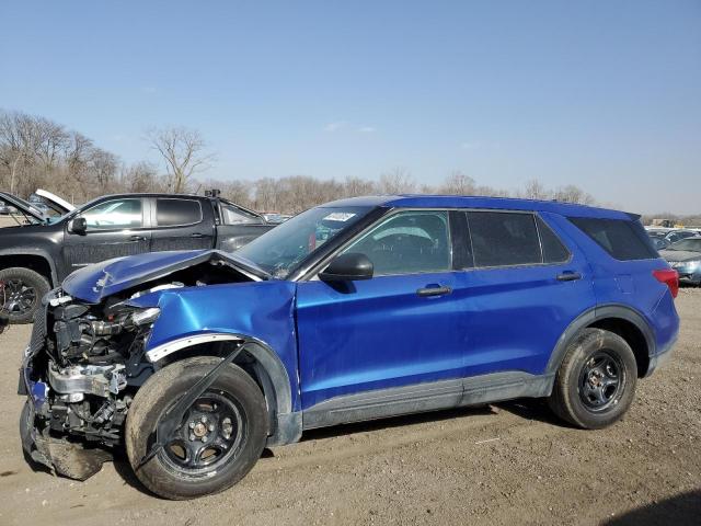 1FM5K8AC8PGC21186 - 2023 FORD EXPLORER POLICE INTERCEPTOR 蓝色 照片 1