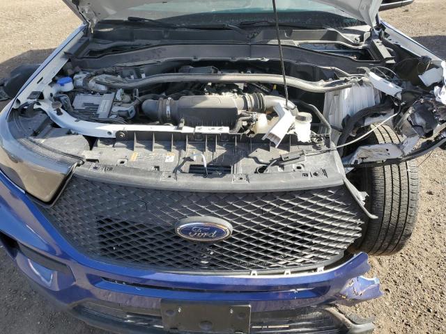1FM5K8AC8PGC21186 - 2023 FORD EXPLORER POLICE INTERCEPTOR 蓝色 照片 12