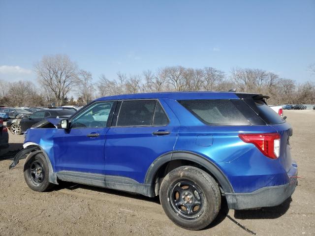 1FM5K8AC8PGC21186 - 2023 FORD EXPLORER POLICE INTERCEPTOR 蓝色 照片 2