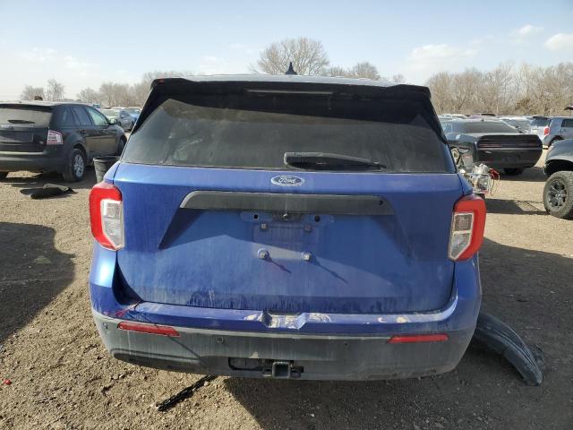 1FM5K8AC8PGC21186 - 2023 FORD EXPLORER POLICE INTERCEPTOR 蓝色 照片 6