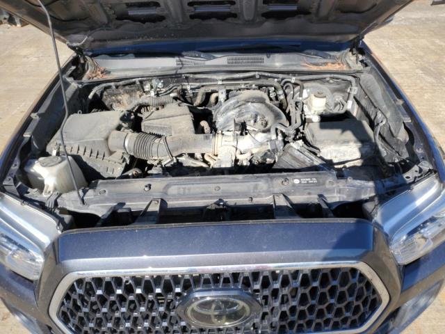 5TFSZ5AN1JX153873 - 2018 TOYOTA TACOMA ACCESS CAB ვერცხლისფერი ფოტო 11