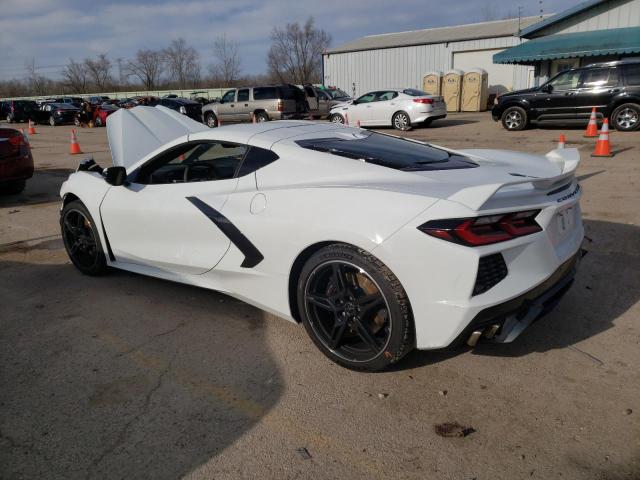 1G1Y72D48L5000321 - 2020 CHEVROLET CORVETTE STINGRAY 2LT WHITE photo 2