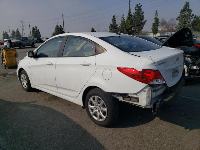 KMHCT4AE6EU609563 - 2014 HYUNDAI ACCENT GLS WHITE photo 2