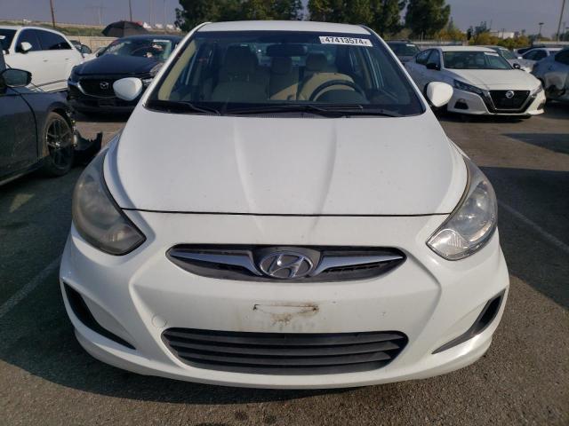 KMHCT4AE6EU609563 - 2014 HYUNDAI ACCENT GLS WHITE photo 5