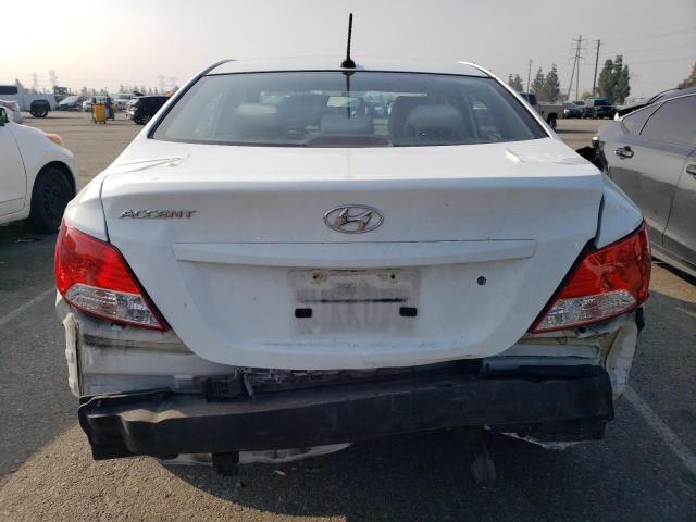 KMHCT4AE6EU609563 - 2014 HYUNDAI ACCENT GLS WHITE photo 6