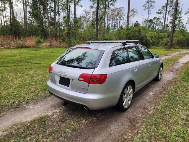 WAUKH74F86N181236 - 2006 AUDI A6 AVANT QUATTRO SILVER photo 4