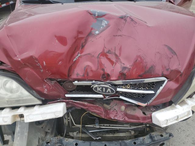 KNDJC733835067009 - 2003 KIA SORENTO EX RED photo 11