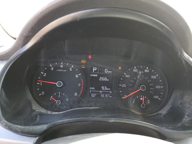 3KPA24AD4NE486608 - 2022 KIA RIO LX SILVER photo 9