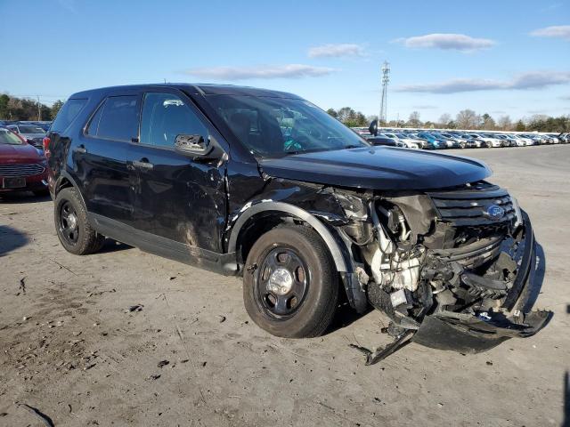 1FM5K8ARXHGA79252 - 2017 FORD EXPLORER POLICE INTERCEPTOR أسود صورة 4