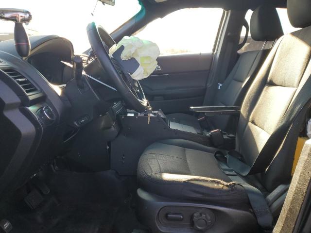 1FM5K8ARXHGA79252 - 2017 FORD EXPLORER POLICE INTERCEPTOR أسود صورة 7