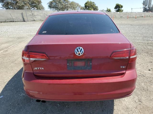 3VW267AJ4GM270134 - 2016 VOLKSWAGEN JETTA S BURGUNDY photo 6