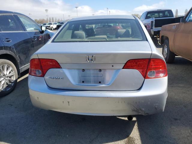 JHMFA16527S002264 - 2007 HONDA CIVIC LX SILVER photo 6