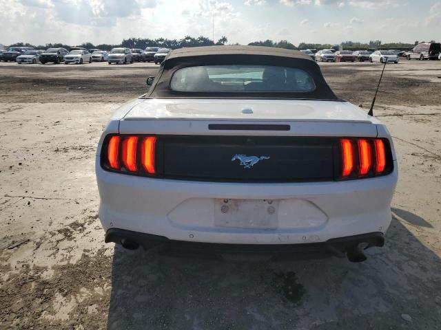 1FATP8UH0K5138835 - 2019 FORD MUSTANG WHITE photo 6