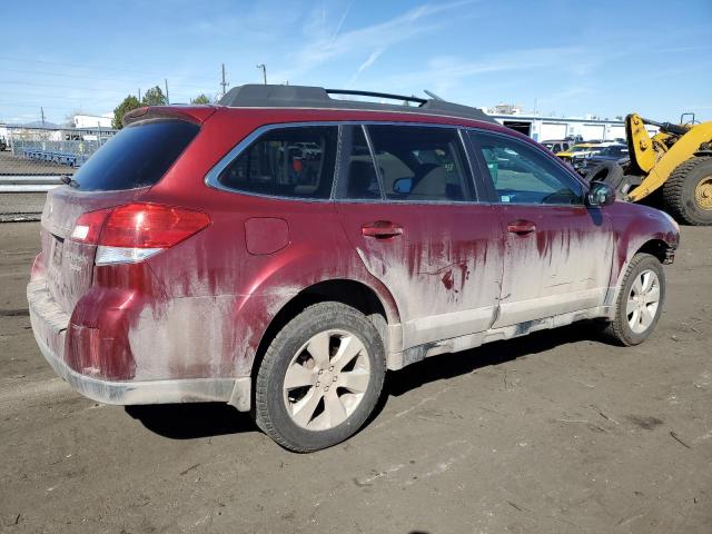 4S4BRDCC9B2397478 - 2011 SUBARU OUTBACK 3.6R PREMIUM MAROON photo 3