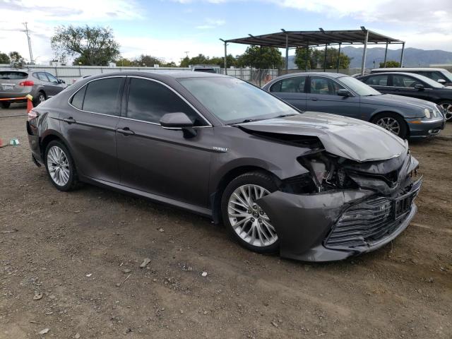 4T1B21HK4KU013484 - 2019 TOYOTA CAMRY HYBRID GRAY photo 4