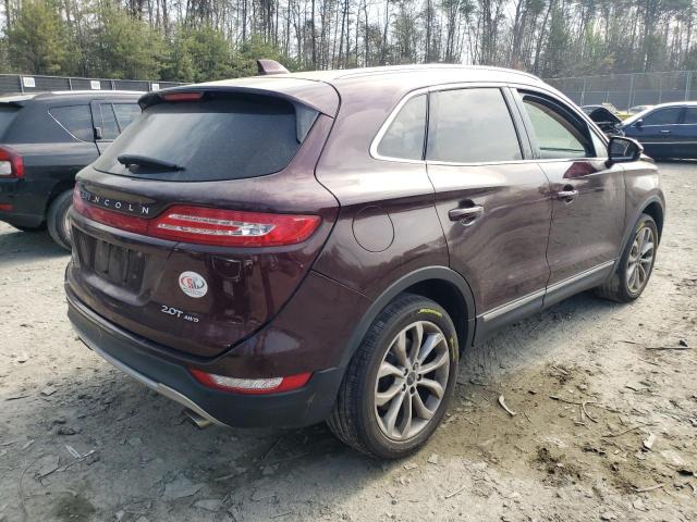 5LMCJ2D95HUL57301 - 2017 LINCOLN MKC SELECT 勃艮第红 照片 3