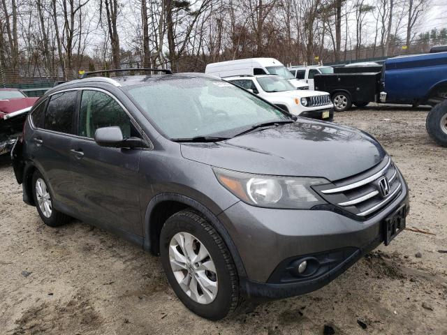 2HKRM4H75CH618488 - 2012 HONDA CR-V EXL GRAY photo 4