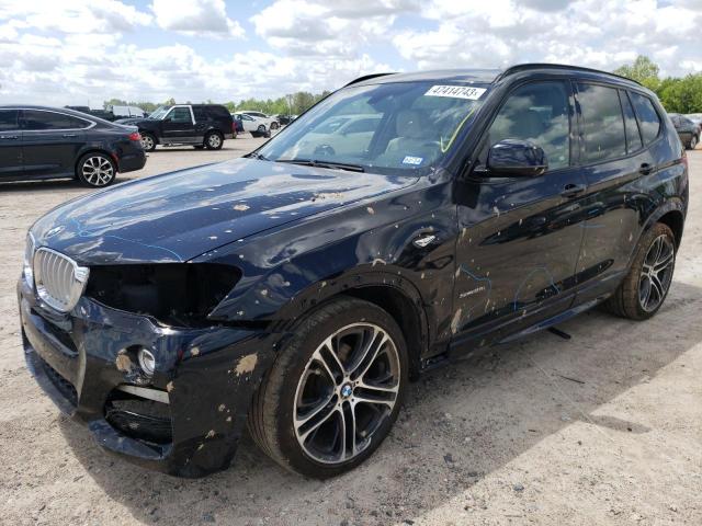 5UXWZ7C34H0V88199 - 2017 BMW X3 SDRIVE28I BLUE photo 1