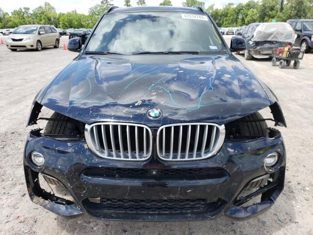 5UXWZ7C34H0V88199 - 2017 BMW X3 SDRIVE28I BLUE photo 5