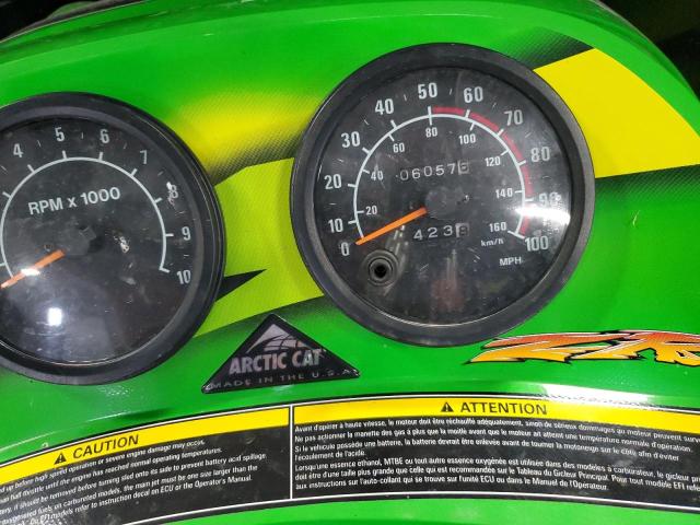 4UF055SNW15T10972 - 2005 ARCTIC CAT SNOWMOBILE GREEN photo 8