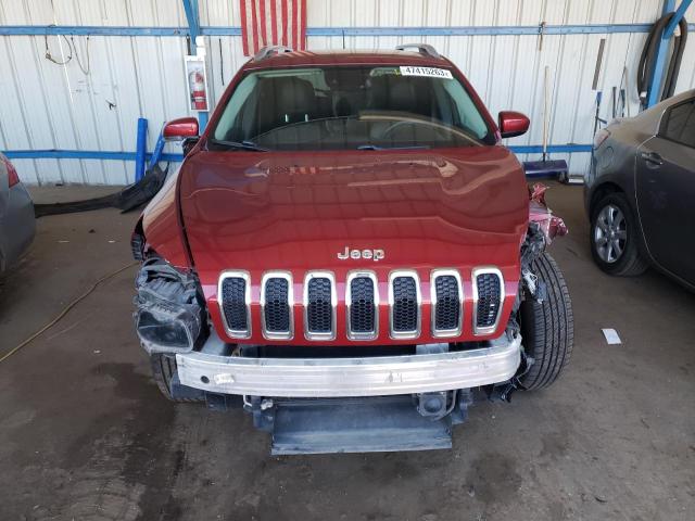 1C4PJMDSXFW622304 - 2015 JEEP CHEROKEE LIMITED RED photo 5