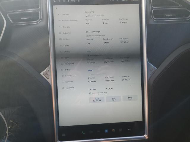 5YJSA1E22GF134784 - 2016 TESLA MODEL S CHARCOAL photo 9