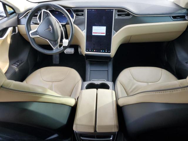 5YJSA1CP9DFP07027 - 2013 TESLA MODEL S WHITE photo 8