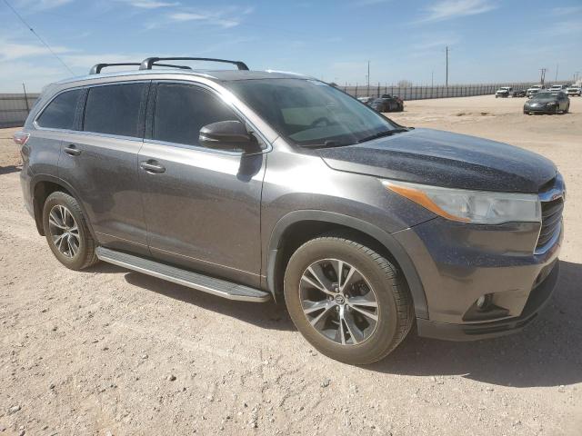 5TDKKRFH9GS154217 - 2016 TOYOTA HIGHLANDER XLE SILVER photo 4