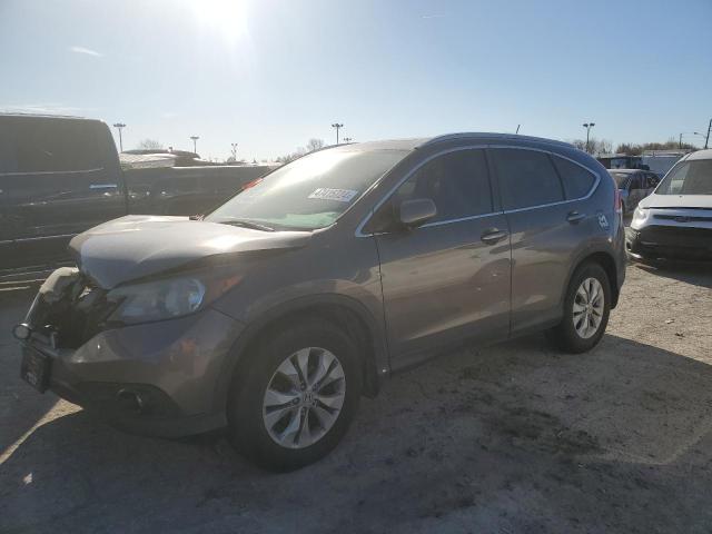 2HKRM4H77EH649566 - 2014 HONDA CR-V EXL GRAY photo 1