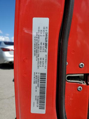 2C3CDXBG0EH339367 - 2014 DODGE CHARGER SE RED photo 13