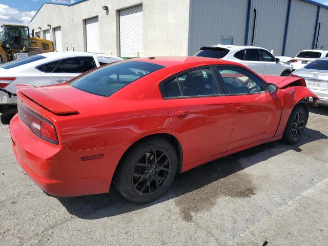2C3CDXBG0EH339367 - 2014 DODGE CHARGER SE RED photo 3