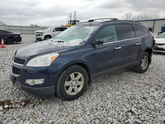 1GNKRGED1BJ333508 - 2011 CHEVROLET TRAVERSE LT BLUE photo 1