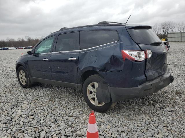 1GNKRGED1BJ333508 - 2011 CHEVROLET TRAVERSE LT BLUE photo 2