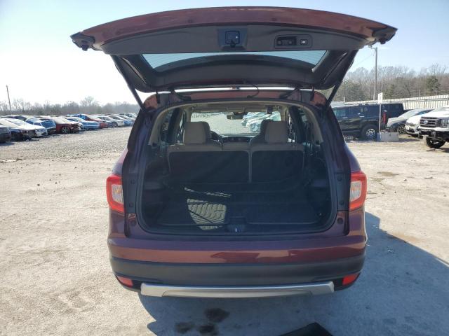 5FNYF6H52MB060695 - 2021 HONDA PILOT EXL BURGUNDY photo 6