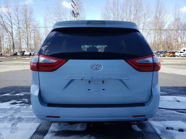 5TDKZ3DC6HS838479 - 2017 TOYOTA SIENNA LE SILVER photo 6