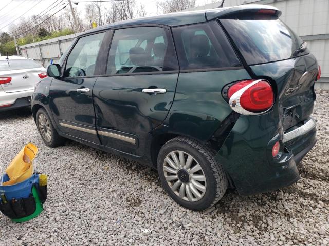 ZFBCFACH8FZ036884 - 2015 FIAT 500L LOUNGE GREEN photo 2