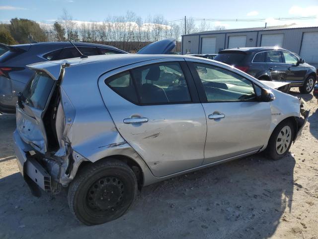 JTDKDTB39E1062584 - 2014 TOYOTA PRIUS C SILVER photo 3