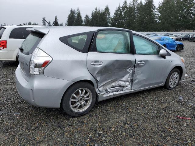 JTDZN3EU7EJ012119 - 2014 TOYOTA PRIUS V SILVER photo 3