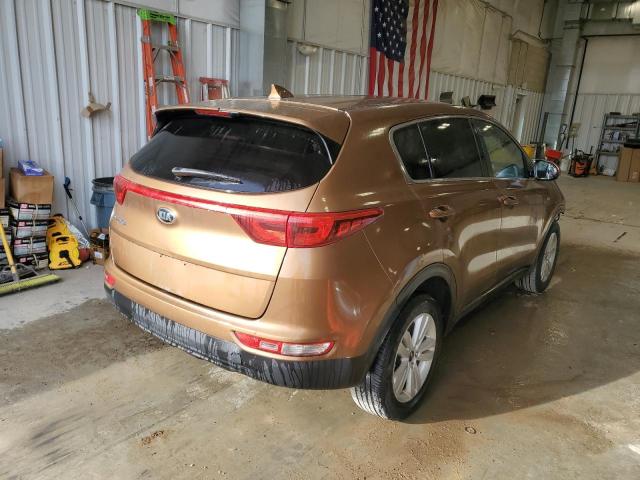 KNDPMCACXH7144039 - 2017 KIA SPORTAGE LX BROWN photo 3