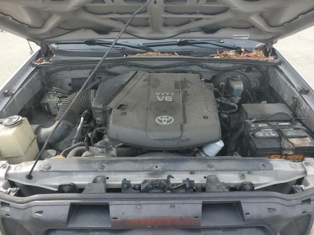 5TEJU62N96Z318518 - 2006 TOYOTA TACOMA DOUBLE CAB PRERUNNER SILVER photo 11