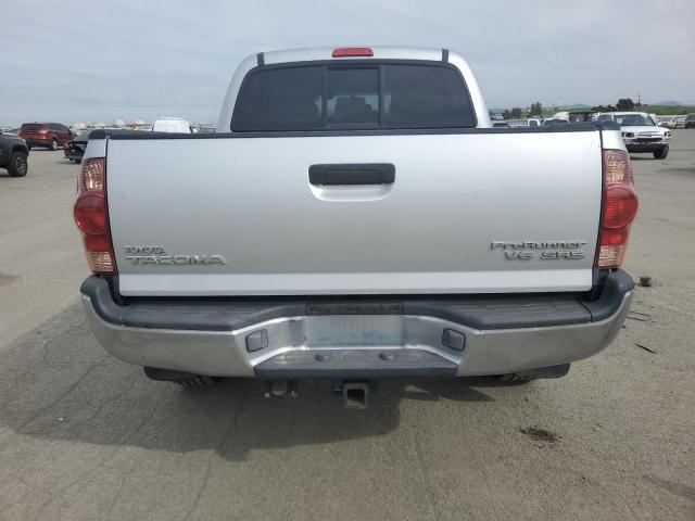 5TEJU62N96Z318518 - 2006 TOYOTA TACOMA DOUBLE CAB PRERUNNER SILVER photo 6