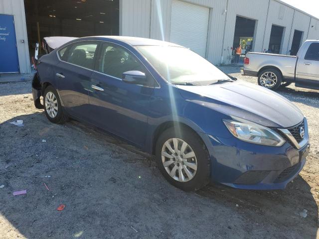 3N1AB7AP2KY358487 - 2019 NISSAN SENTRA S BLUE photo 4