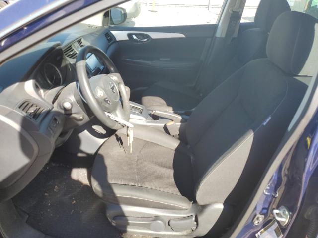 3N1AB7AP2KY358487 - 2019 NISSAN SENTRA S BLUE photo 7