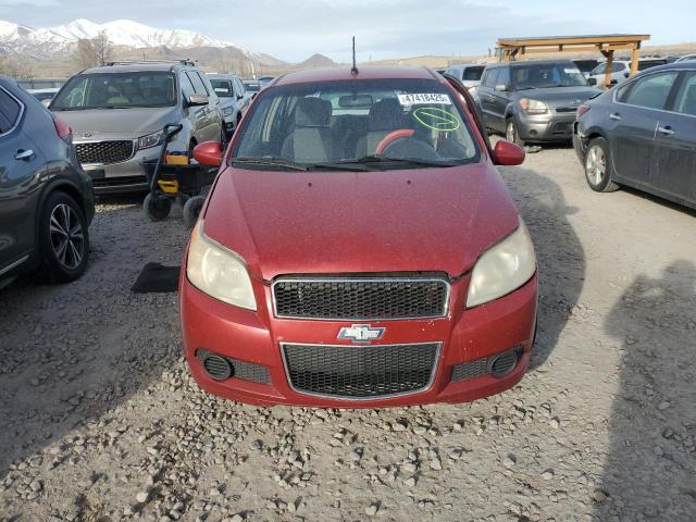 KL1TD66EX9B308065 - 2009 CHEVROLET AVEO LS/LT LS RED photo 5