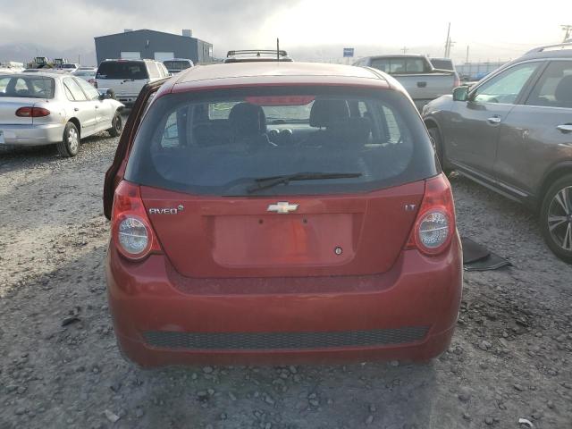 KL1TD66EX9B308065 - 2009 CHEVROLET AVEO LS/LT LS RED photo 6