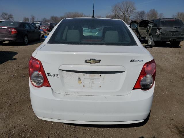 1G1JB5SH0C4176227 - 2012 CHEVROLET SONIC LS WHITE photo 6