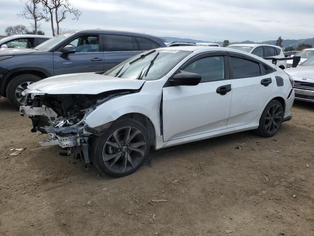 2HGFC2F85LH587341 - 2020 HONDA CIVIC SPORT WHITE photo 1