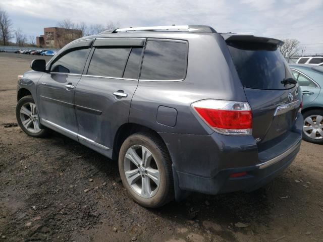 5TDDK3EH6DS244024 - 2013 TOYOTA HIGHLANDER LIMITED GRAY photo 2