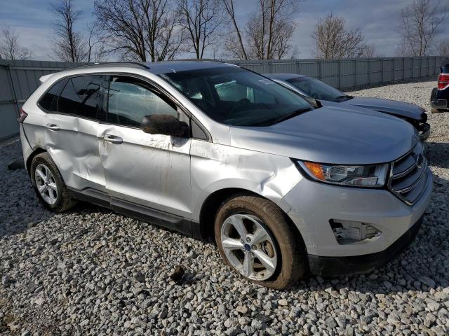 2FMTK3G92FBB85300 - 2015 FORD EDGE SE SILVER photo 4